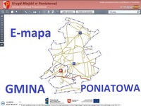 E - mapa Gminy Poniatowa