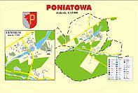 Plan miasta Poniatowa